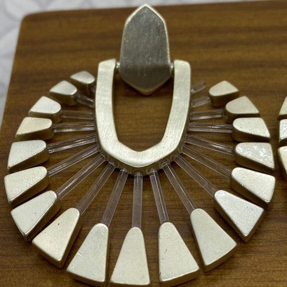 Kendra Scott Didi Sunburst Prototype Earrings DAMAGED